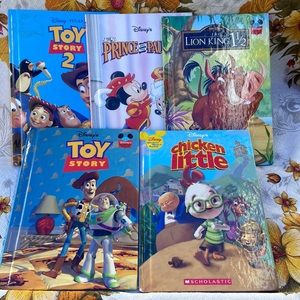 Lot of 5 Disney Kid Books Vintage ( 1 is 1st edition)